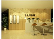 前臺接待臺和形象墻如何裝飾，德軒點(diǎn)亮您的企業(yè)文化